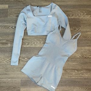 Light blue Bo+Tee 2-Piece Set